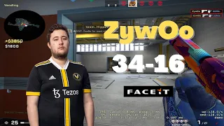 ZywOo 34K POV (NUKE) @ FACEIT 5V5 Ranked 2022.08.16