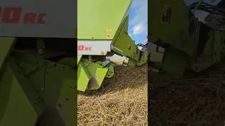 Case 1170 CVX mit Claas QUADRANT Presse!