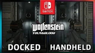 Wolfenstein Youngblood | Docked VS Handheld |  Frame Rate TEST on Switch