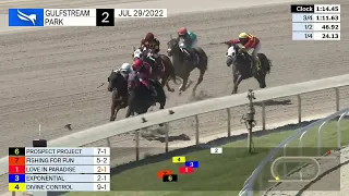 Gulfstream Park Carrera 2 - 29 de Julio 2022