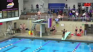Women's Swimming & Diving: Amherst vs. Middlebury College Highlights (12/03/22)