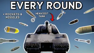 (Part 2) Testing EVERY ROUND (Ground) vs MAUS - How Well Will It Do? - WAR THUNDER
