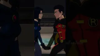 Robin & Raven LOVE story | #shorts #justiceleague #robin #raven  #dc