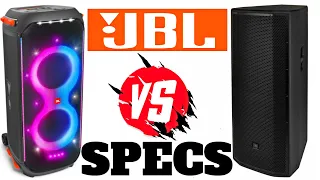 JBL PARTYBOX 710 VS JBL PRX825W | FIRST PARTYBOX VS P.A. SPEAKER COMPARISON | FULL SPECS