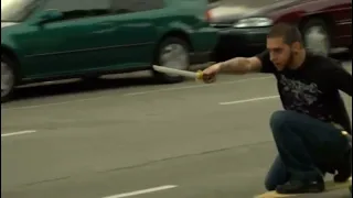 Trevor Strnad from The Black Dahlia Murder screams at a wall