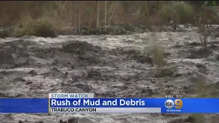 Heavy Rain Prompts Rush Of Mud, Debris In Holy Fire Burn Area
