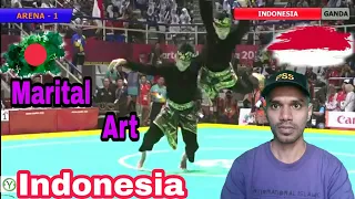 Bangladesh Reaction Pencak Silat Artistic Doubles Indonesia Finals | 18th Asian Games Indonesian