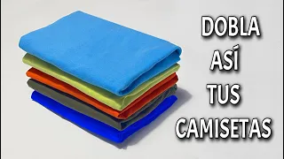 Como doblar CAMISETA método bolsillo