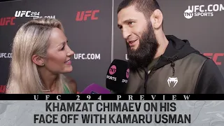 UFC 294: Khamzat Chimaev talks Kamaru Usman, fighting approach & potential Sean Strickland showdown