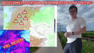 Gewitter & Unwetter-Update: Donnerstag und Freitag  Unwetterlage möglich! Lokal Überflutungsgefahr!