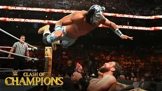 Lince Dorado takes to the air against Drew Gulak and Humberto Carrillo: Clash of Champions 2019