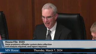 House Public Safety Finance and Policy Committee 3/7/24