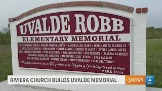 Coastal Bend church builds Uvalde memorial