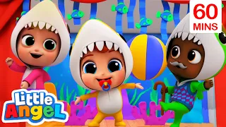 Baby Shark + more Earth Day Theme Songs ! | Little Angel Kids Songs & Nursery Rhymes