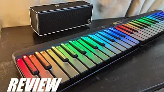 REVIEW: PopuPiano Smart Portable Piano Redux - New Modular Smart Keyboard Attachment + MIDI Speaker?