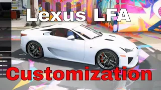 THE BEST SOUNDING CAR EVER? - GTA 5 CUSTOMIZATION (LEXUS LFA)