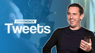 Gary Neville Reacts To His Funniest Ever Tweets | #ThrowbackTweets