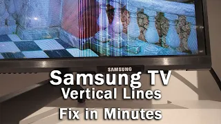 Samsung TV VERTICAL Lines On Screen Fix!