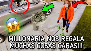 ♻️MILLONARIA NOS REGALA TODO ESTO!!😱🤑✅Lo Que Tiran En USA 🇺🇸! Dumpster Diving En California!