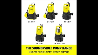 Learn about Karcher's Submersible pumps