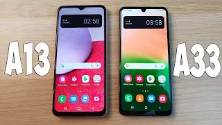 SAMSUNG GALAXY A13 VS GALAXY A33 - ЧТО ВЫБРАТЬ? ПОЛНОЕ СРАВНЕНИЕ!