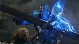 Thor vs Thanos First Fight | Avengers: Endgame [Open Matte/IMAX HD]