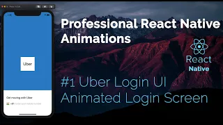 #1 Animated Uber Login - Animating the Logo | Professional Animations in React Native