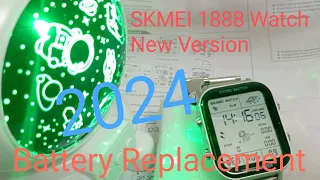 Best Design Retro Digital watch skmei 1888 New Version, Battery replacement Korean Choice 전자시계 part1