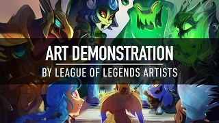 Art Demonstration by League of Legends Artists