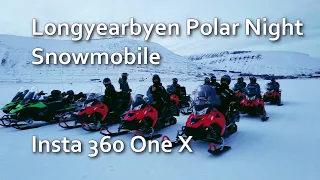 Amazing Svalbard snowmobile with insta360