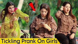 Funny Tickling Prank on Girls@crazycomedy9838