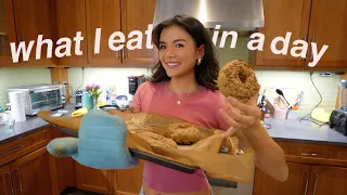 WHAT I EAT IN A DAY cooking at home! 🍰 (simple & easy recipes)