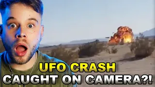 Footage Of UFO Crash Landing Caught On Camera?!
