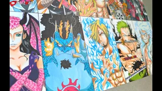 Drawing Strawhat Crew as Devil Fruit Eaters | ONEPIECE