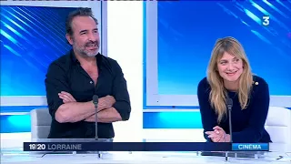 Mélanie Laurent et Jean Dujardin invités du 19/20 Lorraine