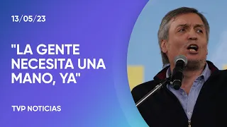 Máximo Kirchner en el congreso del PJ bonaerense