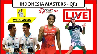 VIKTOR AXELSEN, DINFEI, INTANON v SINDHU LIVE! Indonesia Masters QFs 印尼大师赛 | Darence Chan Watchalong