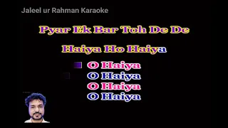 CHAHE MERI JAAN TU LE LE Karaoke(For Mail) With Scrolling Lyrics English