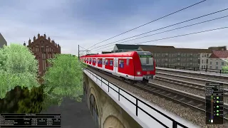 Open Rails - Berlin Spandau - Ostbahnhof ET423 MSTS TrainsimPro [WQHD 60fps]