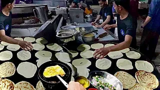 CAFE SIRAJ Liaquatabad Ka Mashoor Lacha Paratha Aur Malai Wali Chai | Food Street | Karachi Food