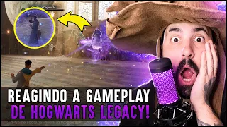 REACT: GAMEPLAY DE HOGWARTS LEGACY - ESSE JOGO VAI SER INSANO DE BOM!