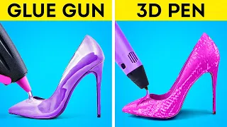 GLUE GUN vs 3D PEN || Priceless Hacks and Crafts For All Occasions