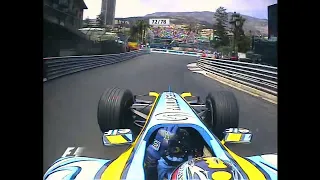 Alonso onboard Monaco 2005