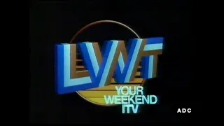 LWT trailer, adverts, link announcer Peter Lewis into ITN news part 7th October 1984 2 of 2