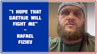 "I hope that Gaethje will fight me" - Rafael Fiziev