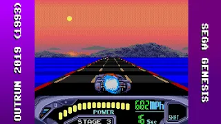 OutRun 2019 Longplay (Sega Genesis) [QHD]