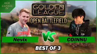 Age of Empires 4 - Nevix vs Coinnu - Golden League Round 1