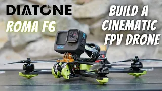 Build a cheap cinematic DJI O3 Air Unit-Ready FPV Drone: Diatone Roma F6 Frame