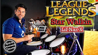 Lil Nas X - Star Walkin - League Of Legends - Drum Tutorial Lesson