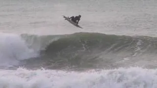 What would you call this? New trick? - Reubyn Ash Surf school Widemouth bay,  Bude, Cornwall,